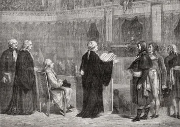 King Louis XVI before the Convention, 26th September 1792